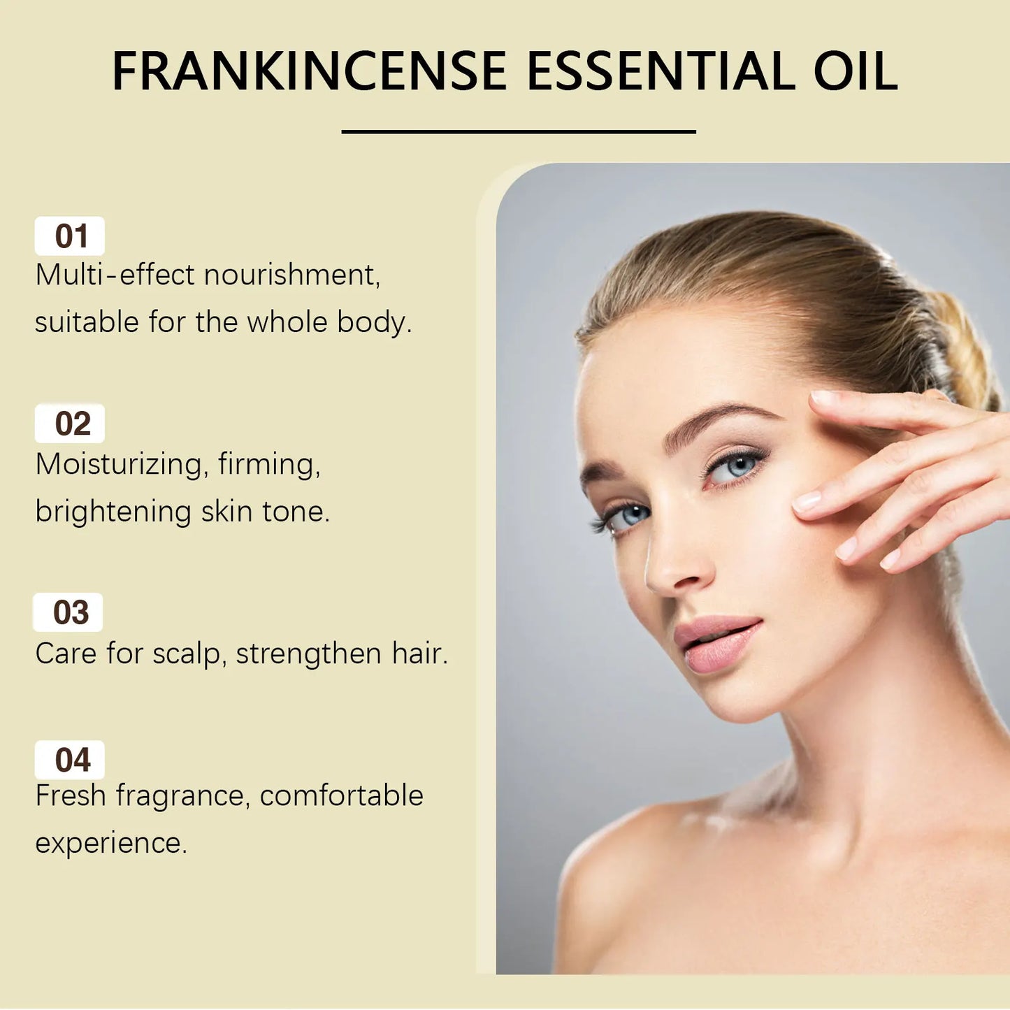 Frankincense Essential Oil Moisturizing Repair Nourish Scalp Hydrating Body Massage Relaxation Face Dry Damaged Hair Skin Care